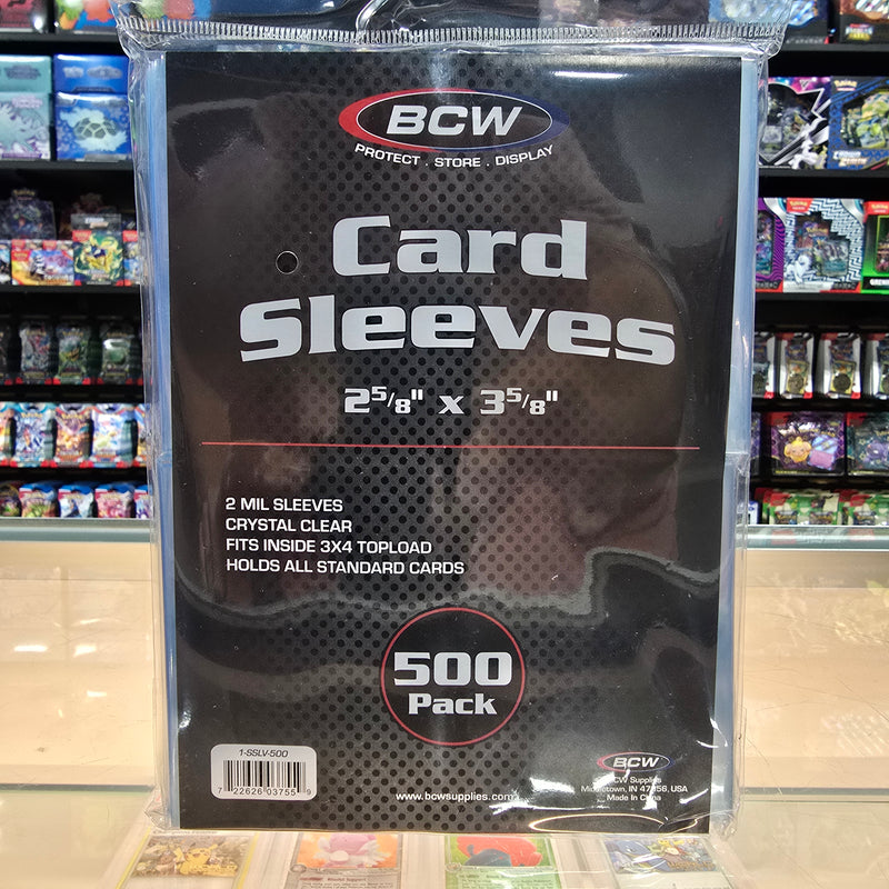 BCW: Standard Size Card Sleeve 500CT