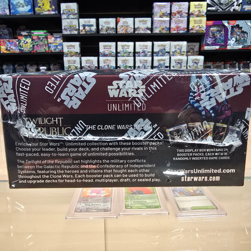 Star Wars: Unlimited - Twilight of the Republic Booster Display