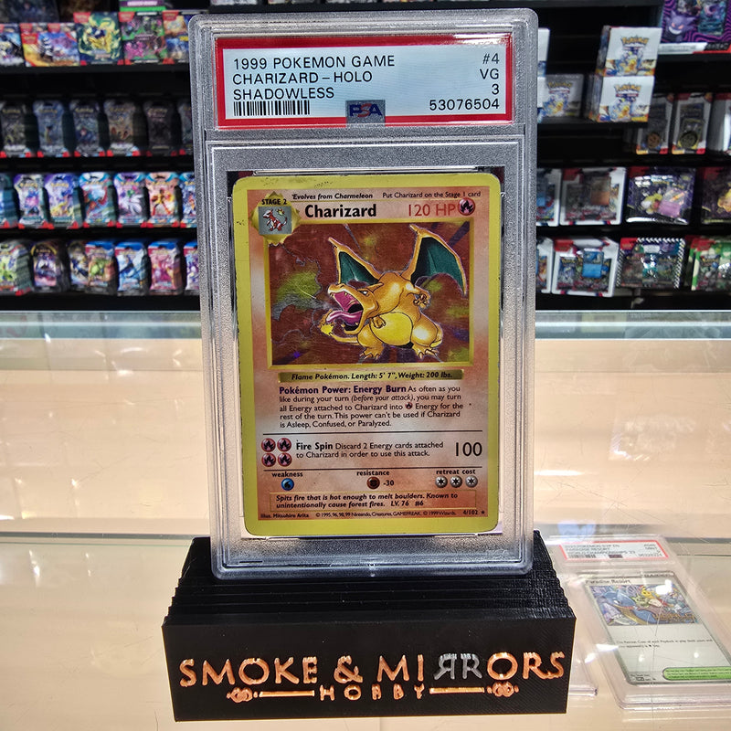 Charizard (4/102) [Base Set Shadowless Unlimited] PSA 3