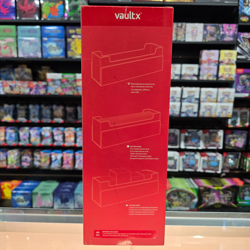 Vault X: Card Box 450+ CT (Fire Red)