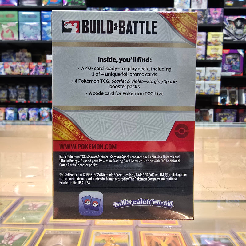 Pokémon TCG: Scarlet & Violet: Surging Sparks - Build and Battle Box