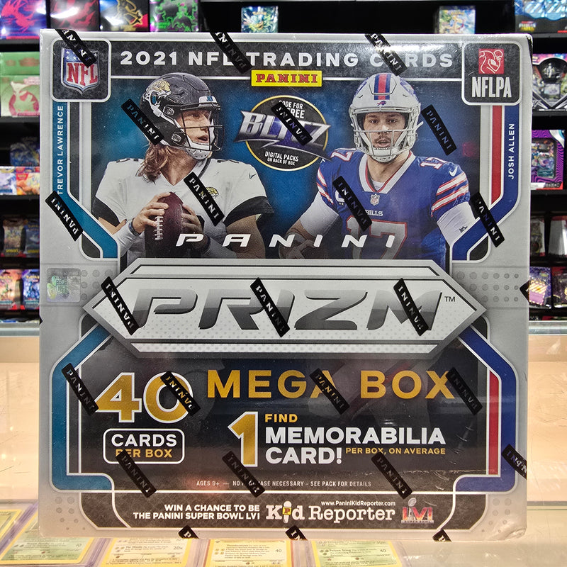 2021 Prizm Football Mega Box (Neon Green Pulsar)