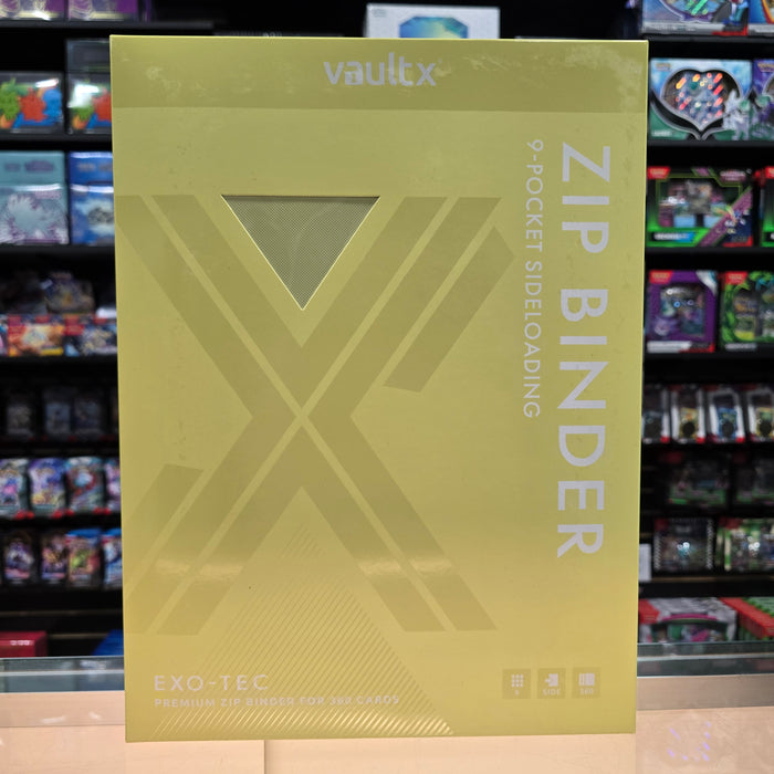 Vault X: 9-Pocket Zip Binder (Pastel Yellow)