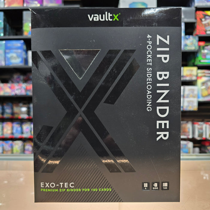 Vault X: 4-Pocket Zip Binder (Signature Black)