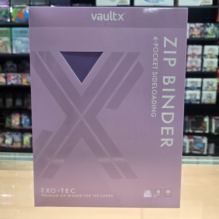 Vault X: 4-Pocket Zip Binder (Just Purple)