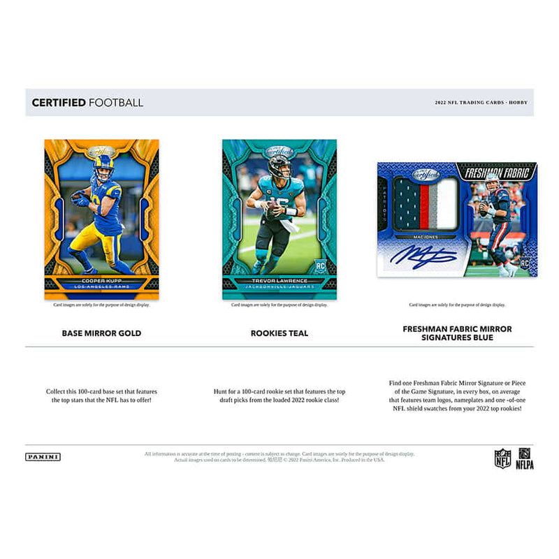 2022 Certified Football Hobby Box