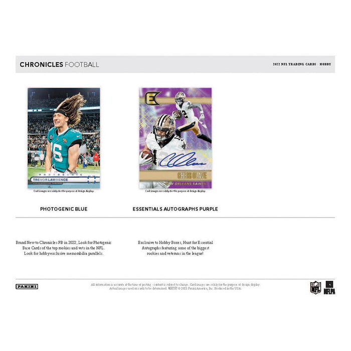 2022 Chronicles Football Hobby Box