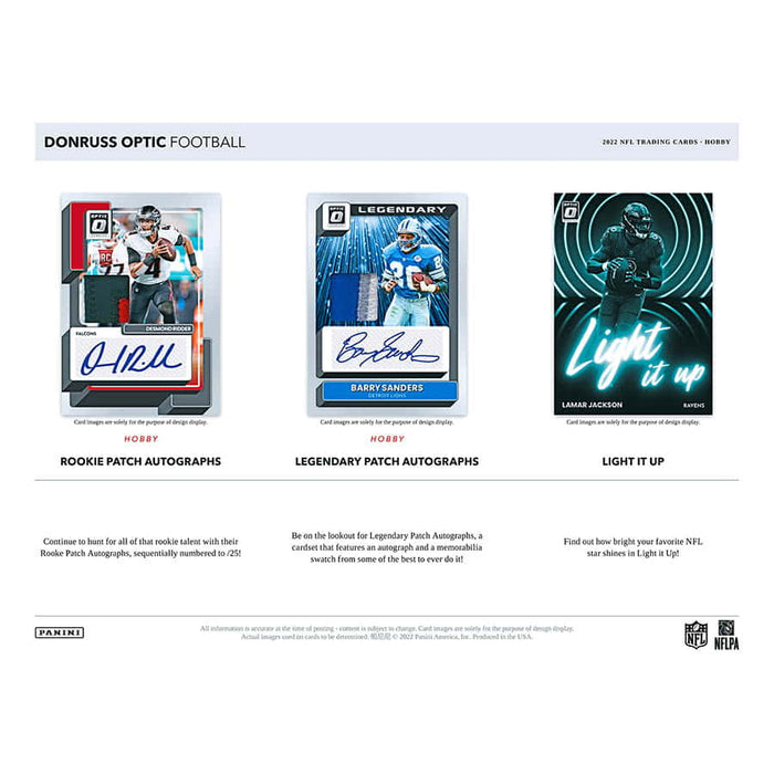 2022 Donruss Optic Football Hobby Box