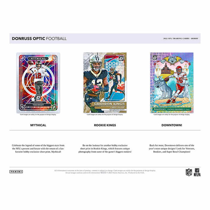 2022 Donruss Optic Football Hobby Box