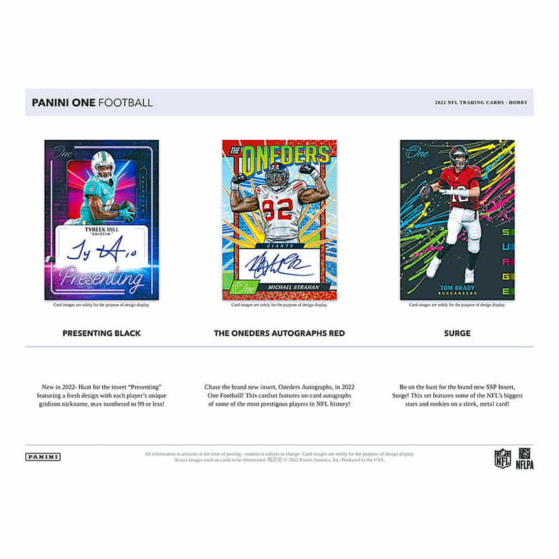 2022 Panini One Football Hobby Box