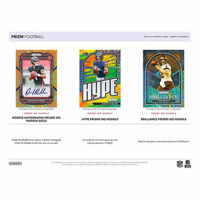 2022 Prizm Football No Huddle Hobby Box