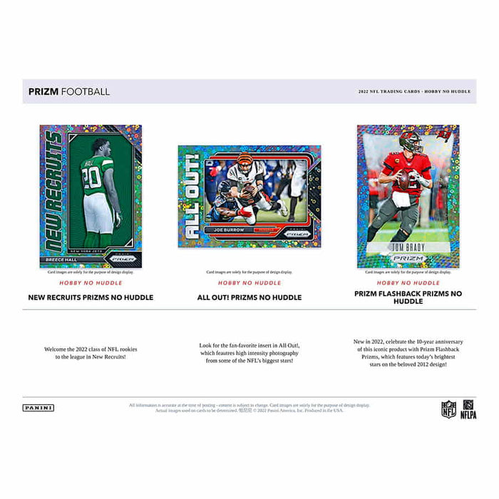 2022 Prizm Football No Huddle Hobby Box