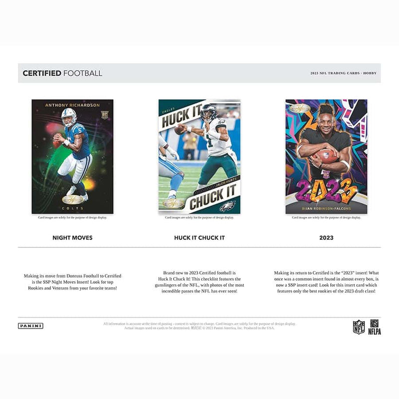 2023 Certified Football Hobby Box