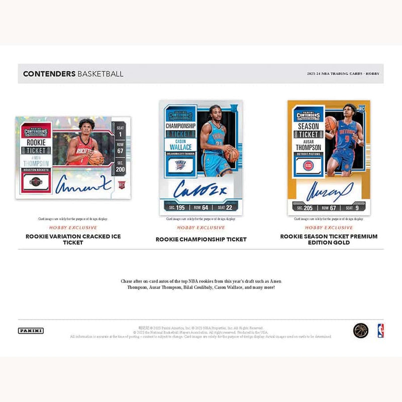 2023-24 Contenders Basketball Hobby Box