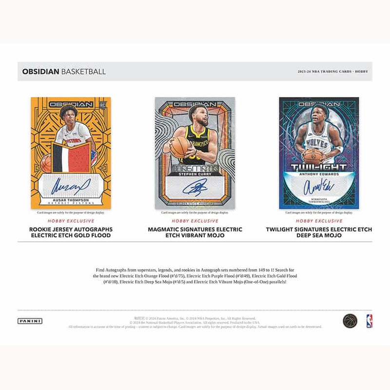 2023-24 Panini Obsidian Basketball Hobby Box