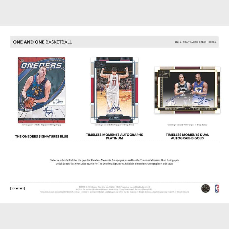 2023-24 One and One Basketball Hobby Box