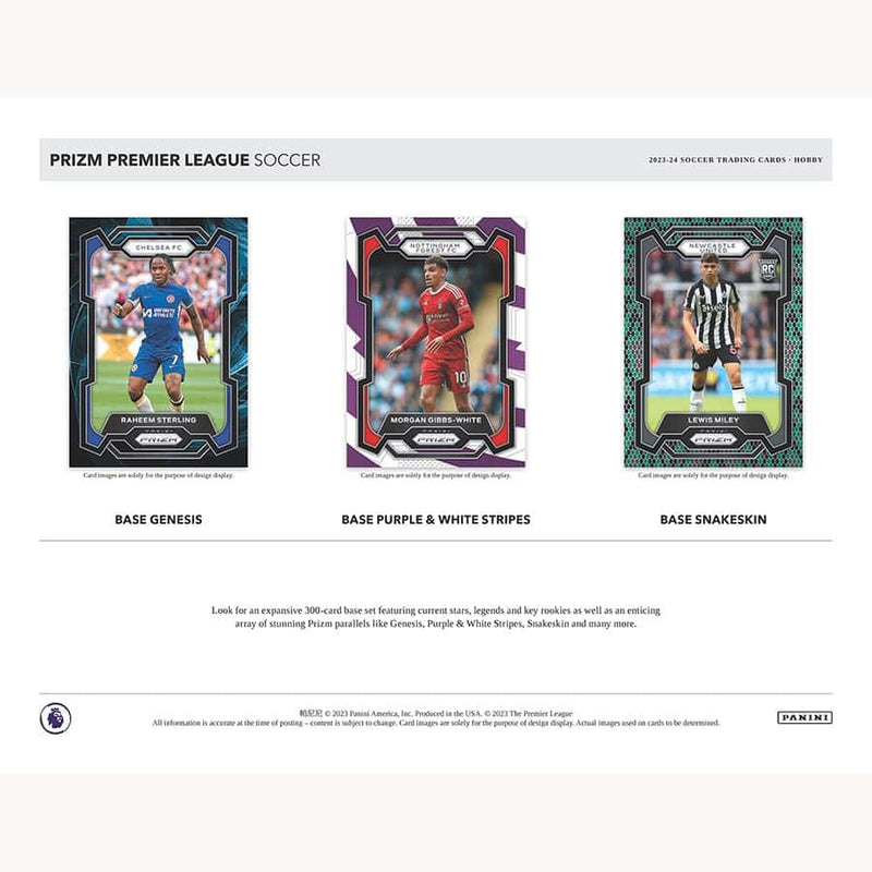 2023-24 Prizm English Premier League Soccer Hobby Blaster Box (Blue Mosaics)