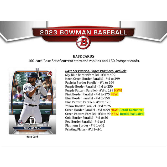 2023 Bowman Baseball Value Box