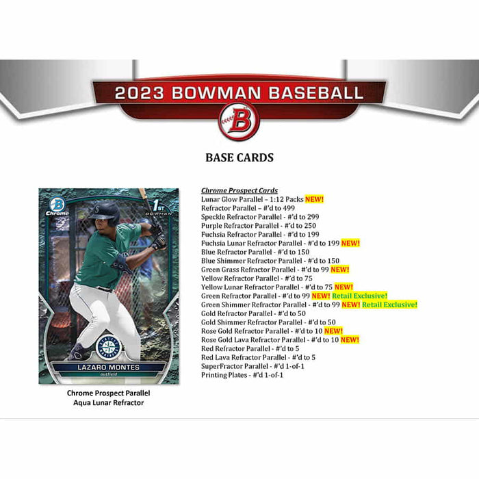 2023 Bowman Baseball Value Box