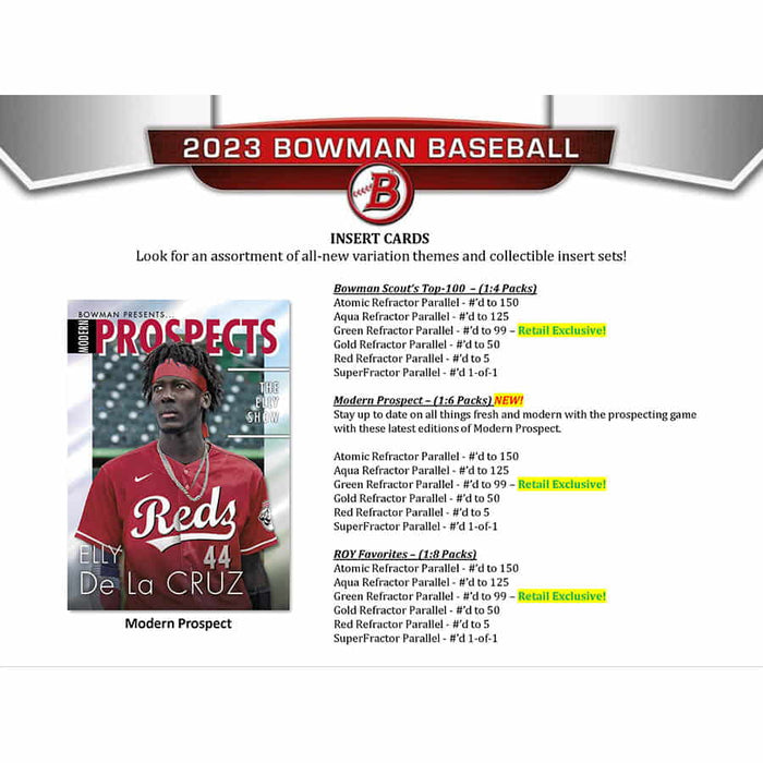 2023 Bowman Baseball Value Box