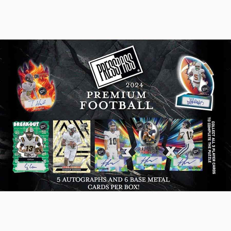 2024 Press Pass Premium Football Hobby Box