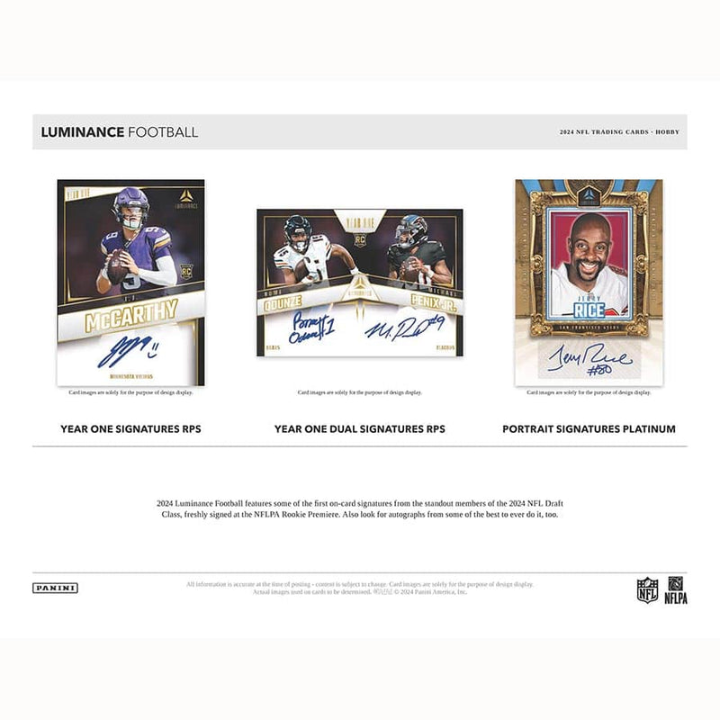 2024 Luminance Football Hobby Box