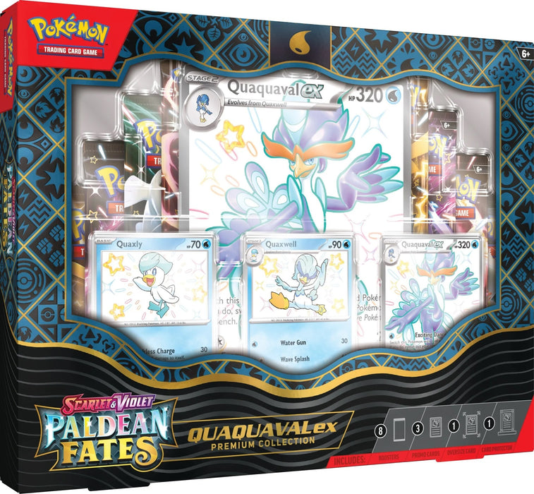 Pokémon TCG: Scarlet & Violet: Paldean Fates - Premium Collection (Quaquaval ex)
