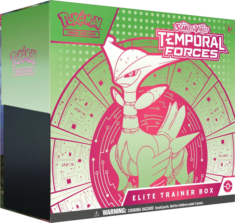 Pokémon TCG: Scarlet & Violet: Temporal Forces - Elite Trainer Box (Iron Leaves)