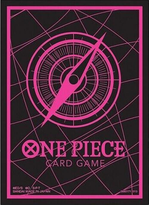 One Piece Card Sleeve - Black X Pink 70CT