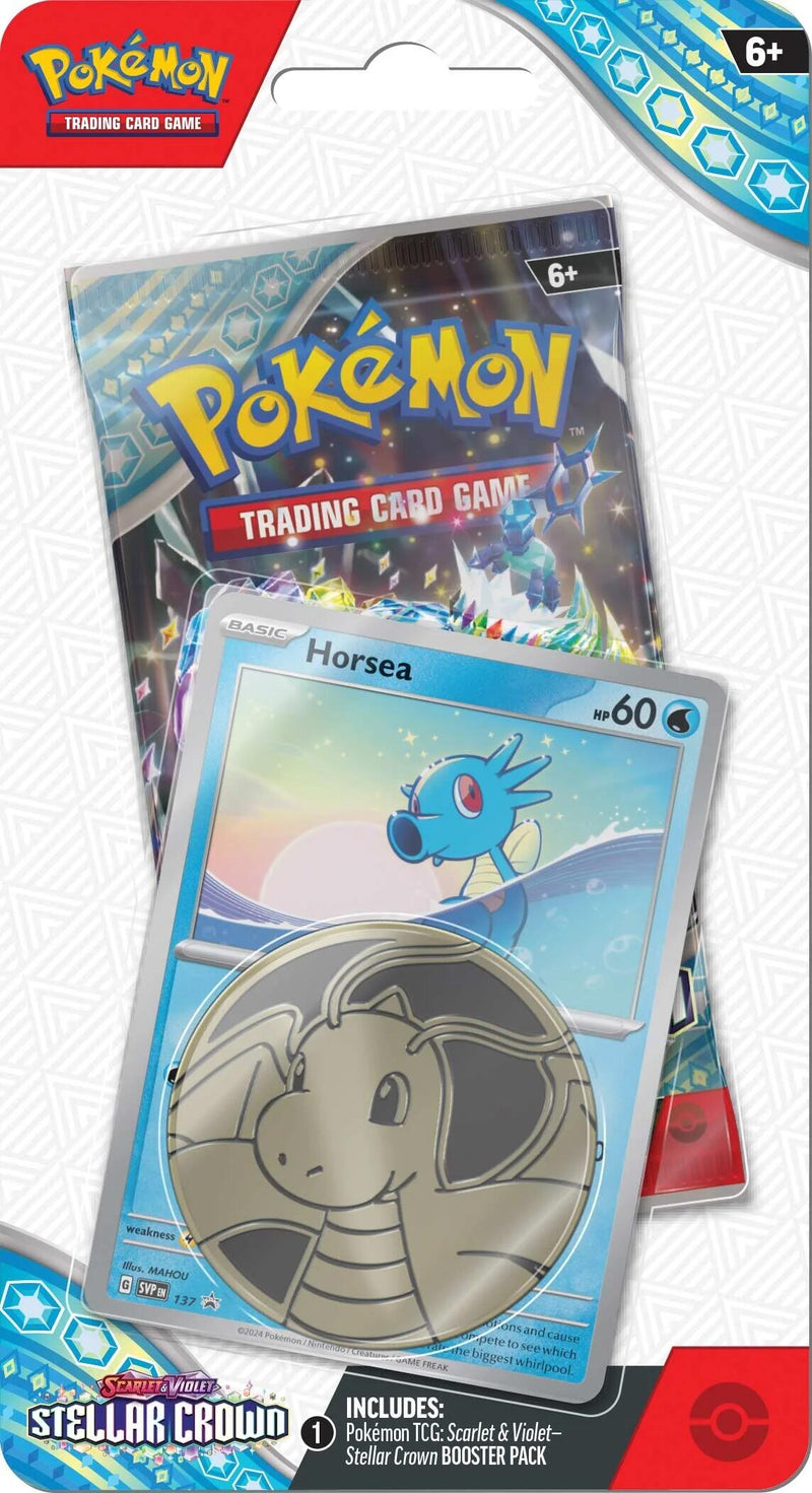 Pokémon TCG: Scarlet & Violet: Stellar Crown - Single Pack Blister (Horsea)