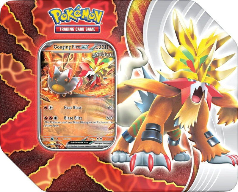 Pokémon TCG: Paradox Destinies Tin (Gouging Fire ex)