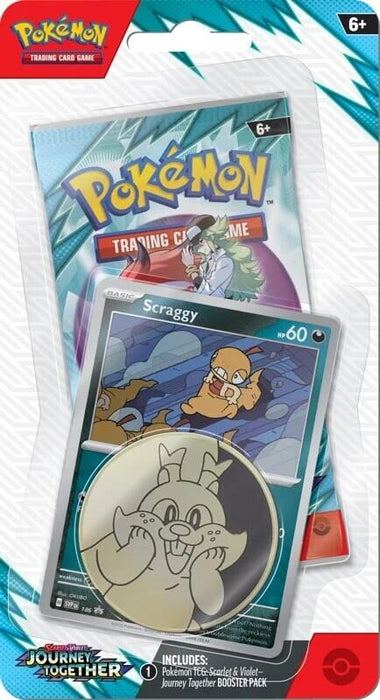 Pokémon TCG: Scarlet & Violet: Journey Together - Single Pack Blister (Scraggy)