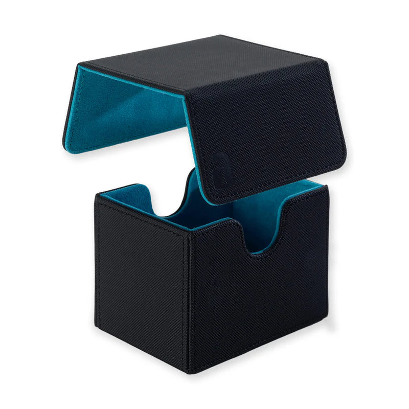 Vault X: Sideloading Deck Box 100+ CT (Black / Electric Blue)