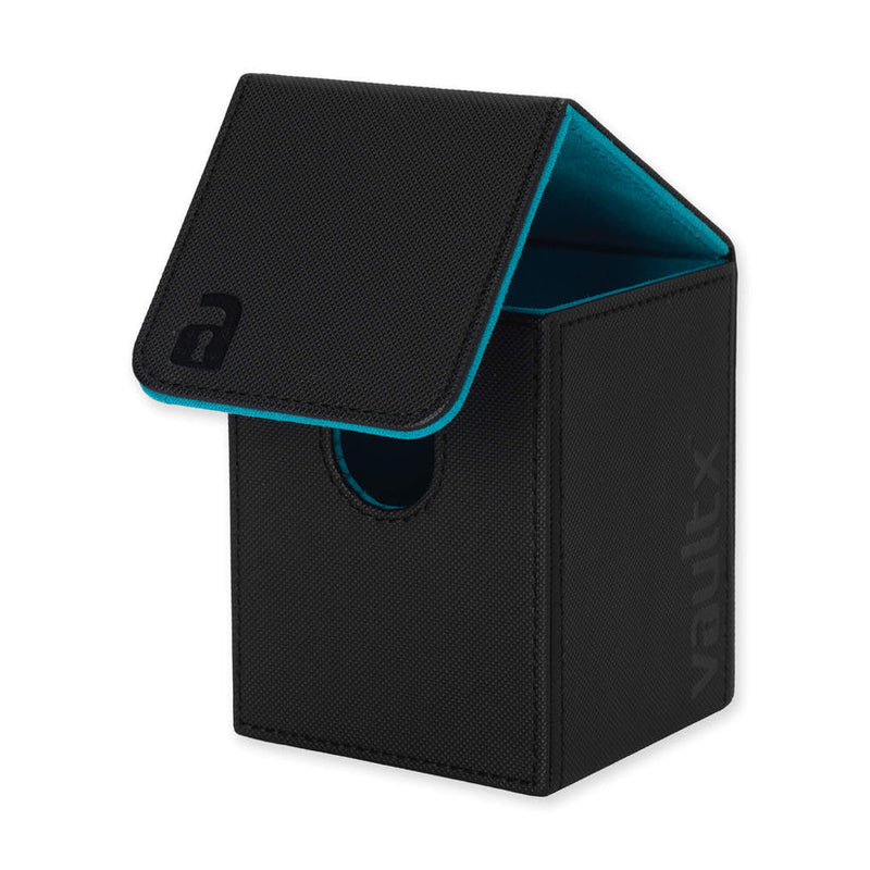 Vault X: Toploading Deck Box 80+ CT (Black / Electric Blue)