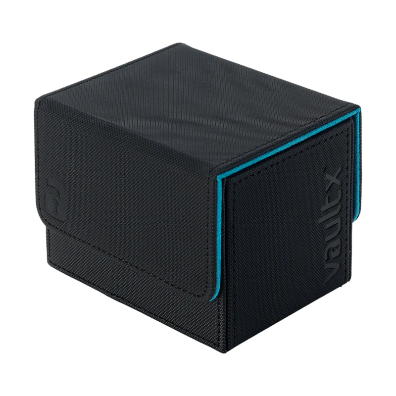 Vault X: Sideloading Deck Box 100+ CT (Black / Electric Blue)