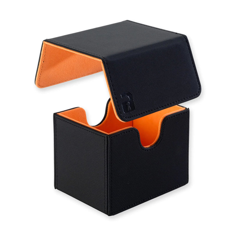 Vault X: Sideloading Deck Box 100+ CT (Black / Electric Orange)