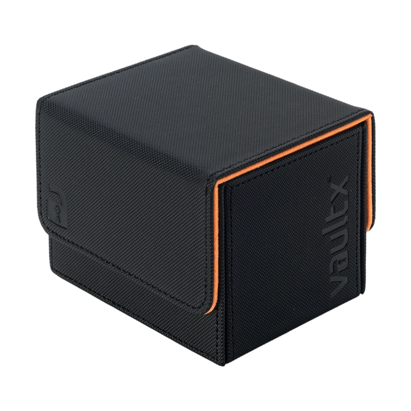 Vault X: Sideloading Deck Box 100+ CT (Black / Electric Orange)