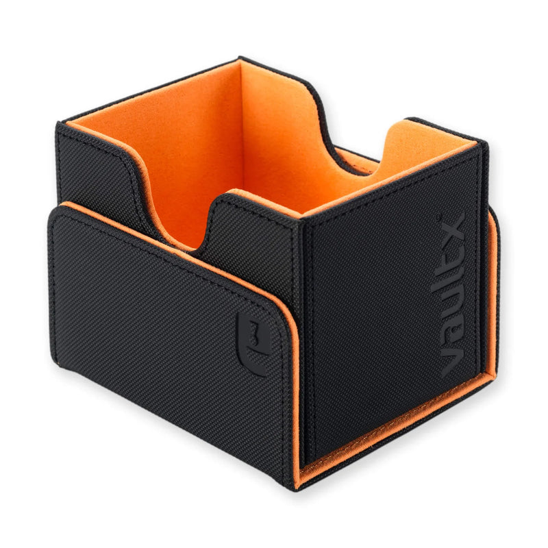 Vault X: Sideloading Deck Box 100+ CT (Black / Electric Orange)