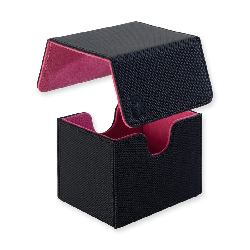 Vault X: Sideloading Deck Box 100+ CT (Black / Electric Pink)