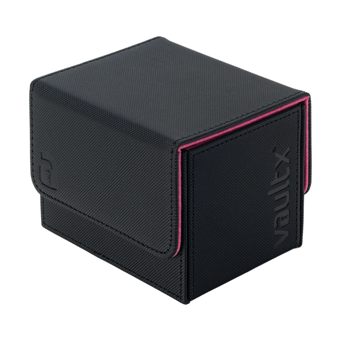 Vault X: Sideloading Deck Box 100+ CT (Black / Electric Pink)