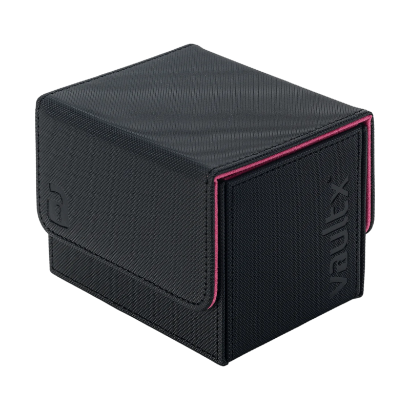 Vault X: Sideloading Deck Box 100+ CT (Black / Electric Pink)