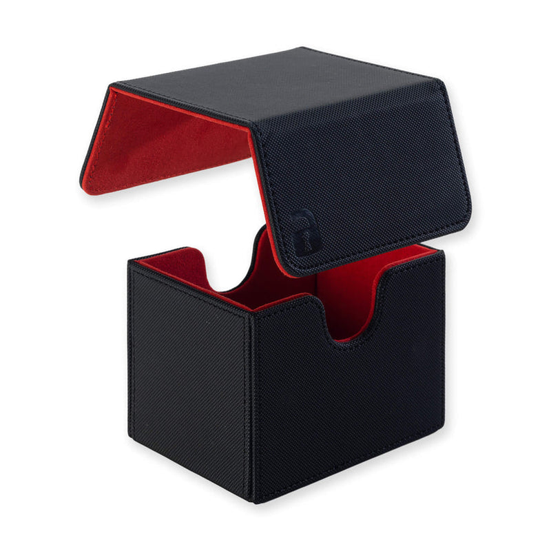 Vault X: Sideloading Deck Box 100+ CT (Black / Electric Red)