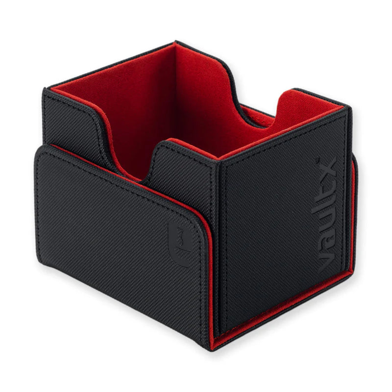 Vault X: Sideloading Deck Box 100+ CT (Black / Electric Red)