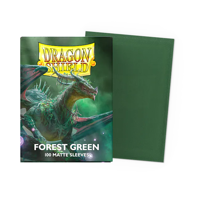 Dragon Shield Deck Protector - Matte Forest Green 100 CT