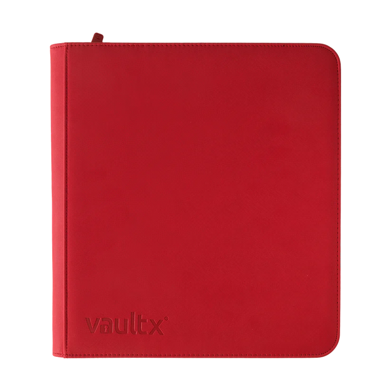 Vault X: 12-Pocket XL Zip Binder (Fire Red)