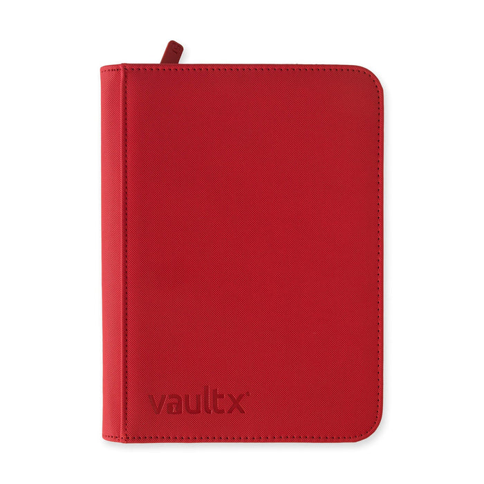 Vault X: 4-Pocket Zip Binder (Fire Red)
