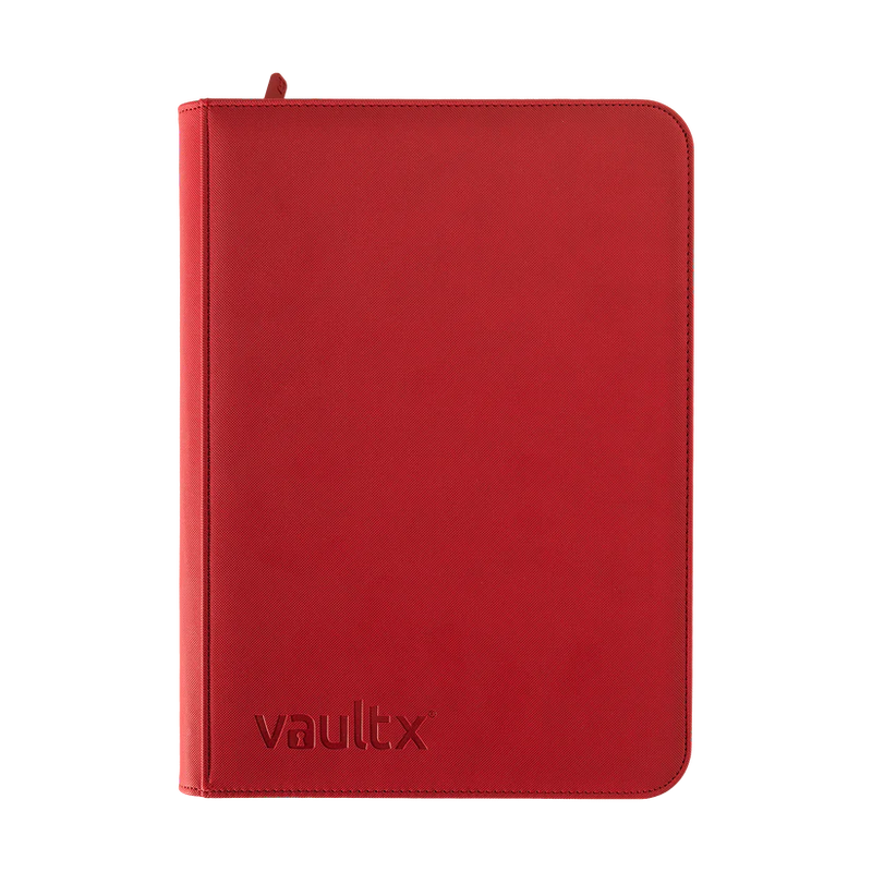 Vault X: 9-Pocket Zip Binder (Fire Red)