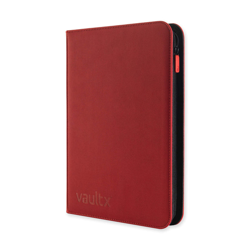 Vault X: 9-Pocket Zip Binder (Fire Red)