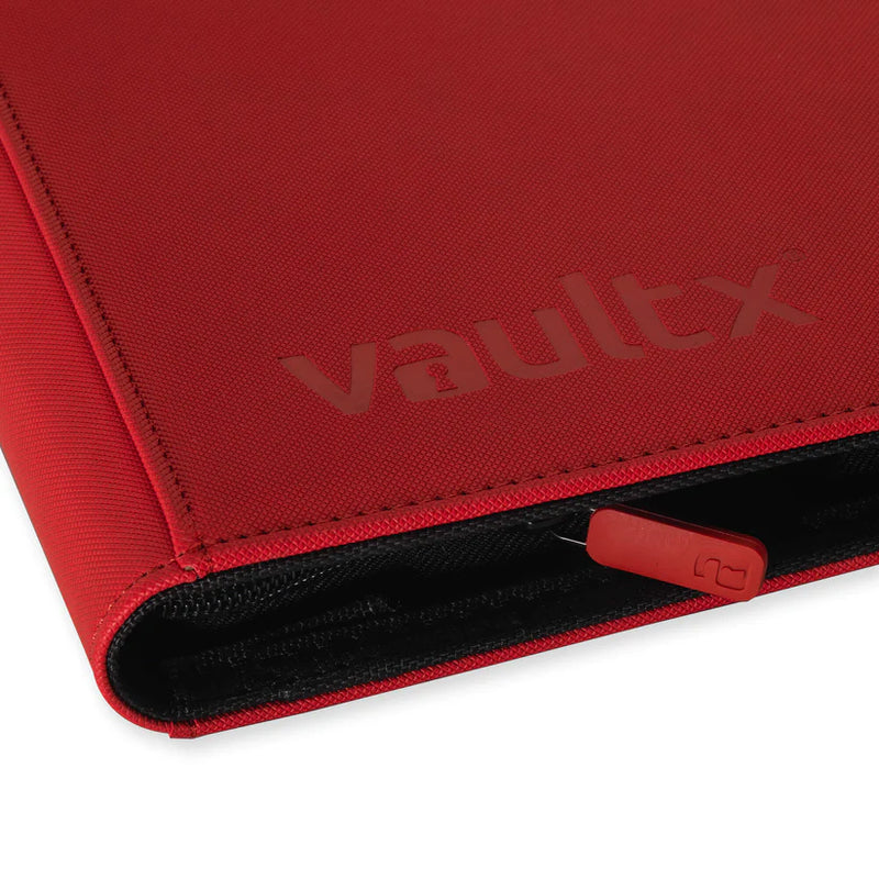 Vault X: 9-Pocket Zip Binder (Fire Red)