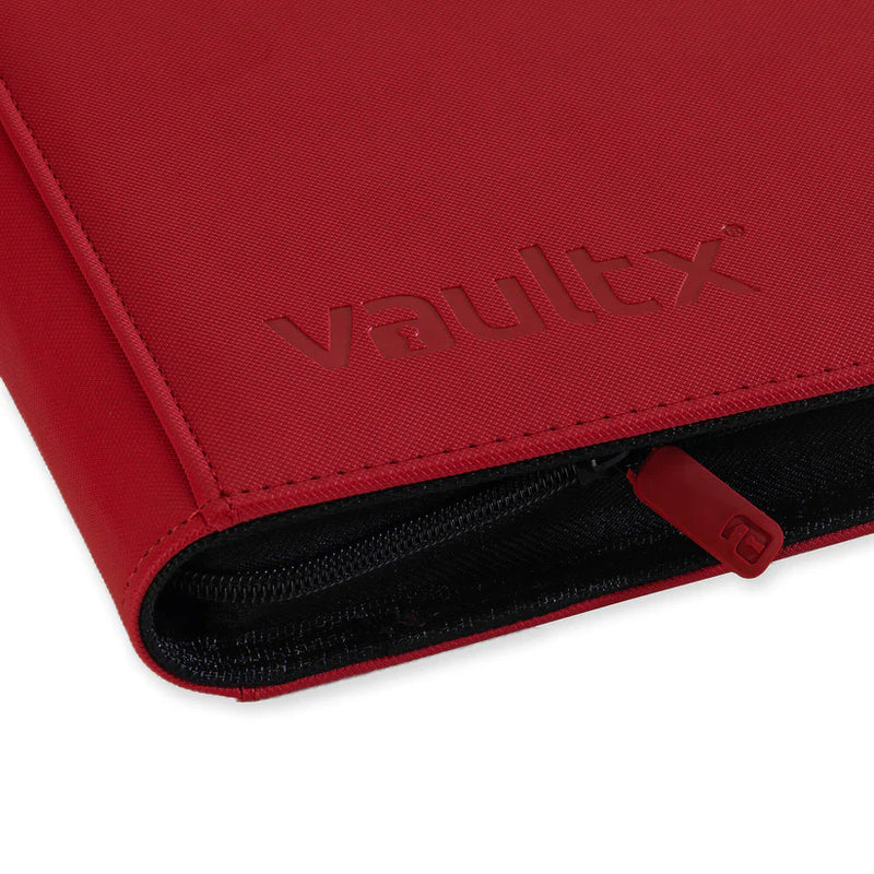 Vault X: 12-Pocket Zip Binder (Fire Red)